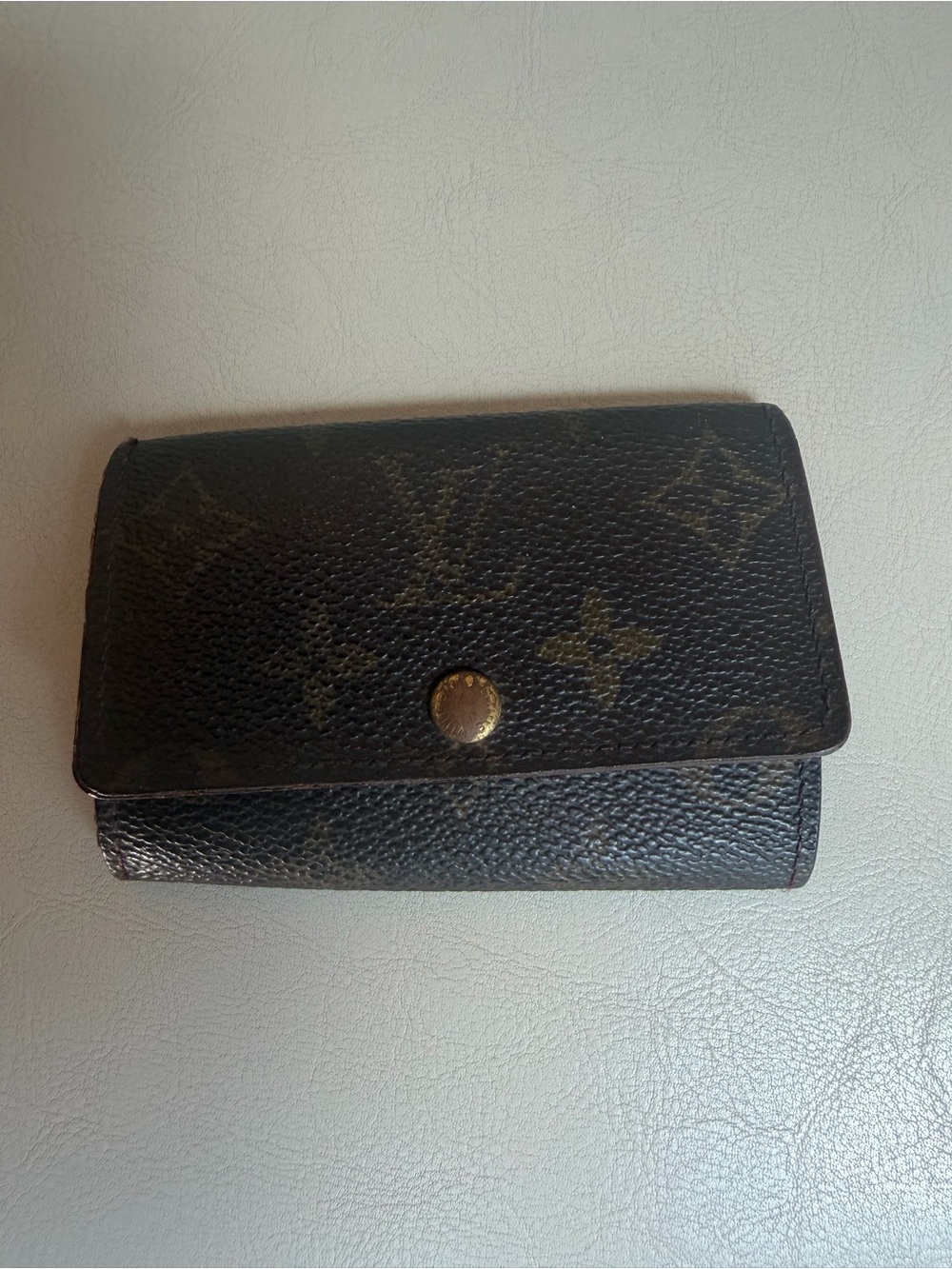 Authentic Louis Vuitton Classic Monogram Key Holder Vintage